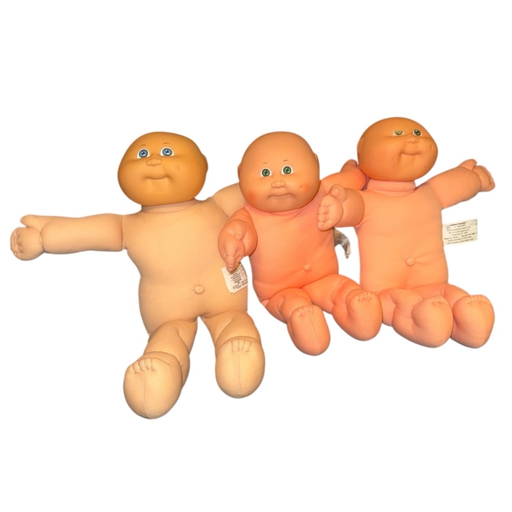 Vintage Cabbage Patch Kids Lot - 1980s Soft Sculpture Dolls